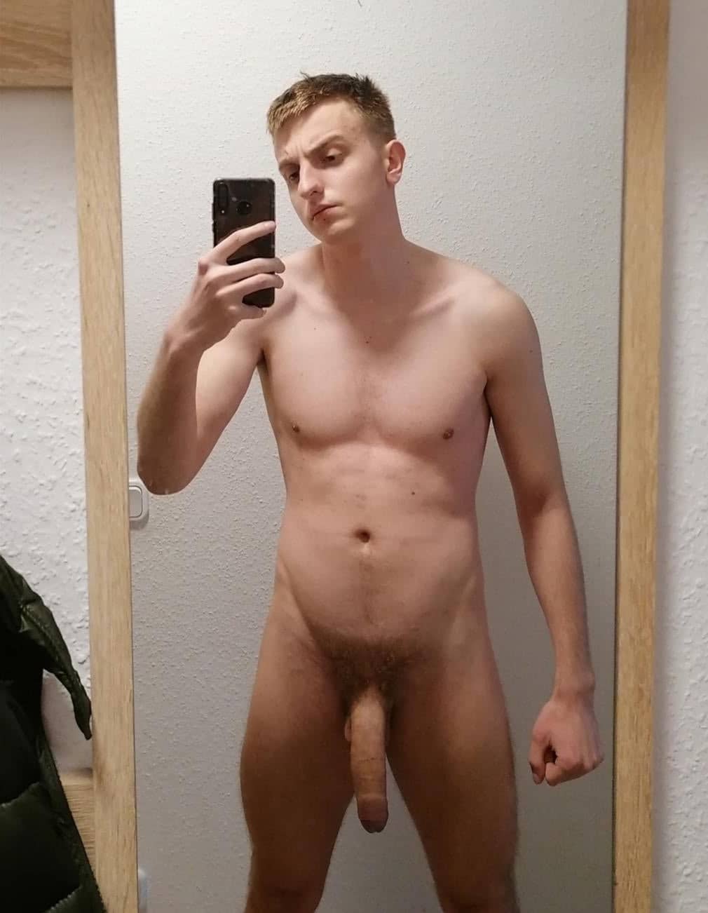 Naked boy with a monstercock