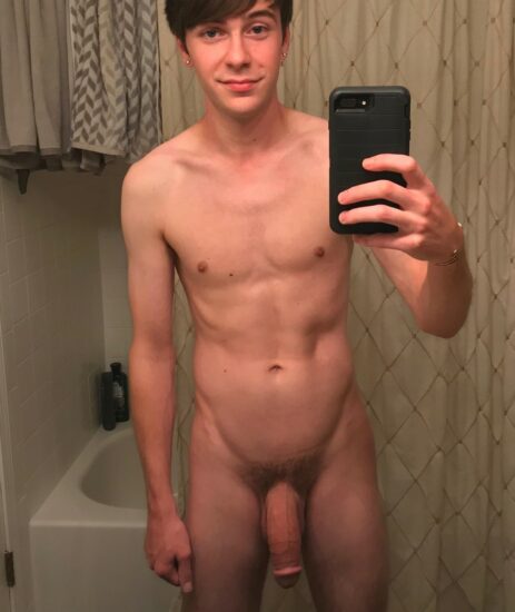 Twink with a thick cock