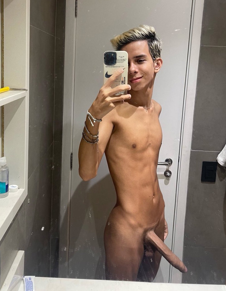 Very long twink cock
